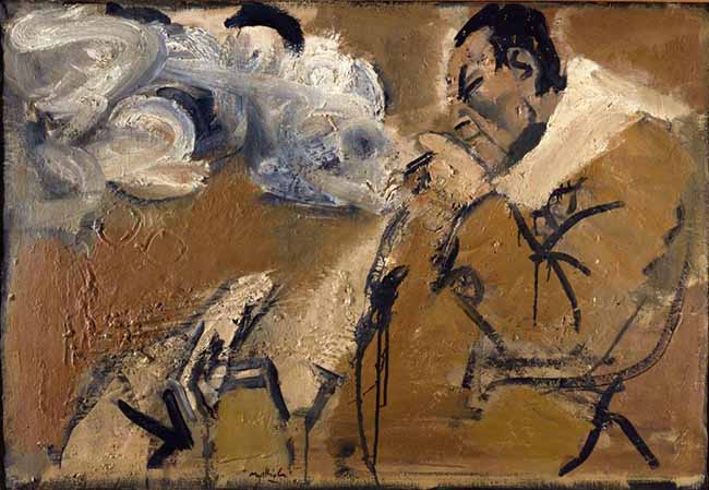 Carlo Mattioli - Ritratto di Renato Guttuso, 1962 Carlo Mattioli - Ritratto di Renato Guttuso, 1962