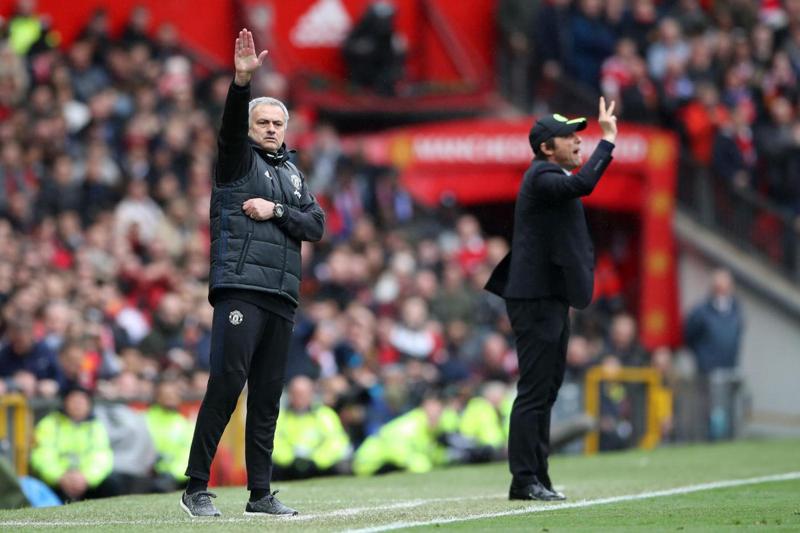 Mourinho e Antonio Conte Mourinho e Antonio Conte