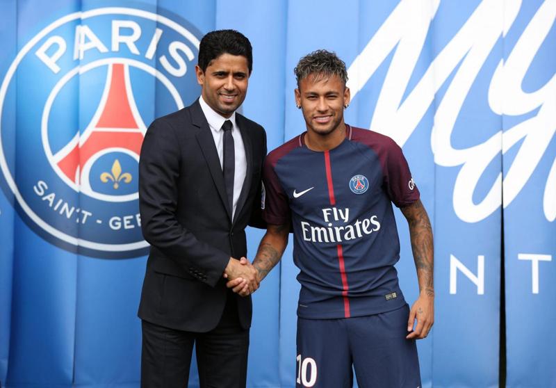 Neymar, Nasser Al Khelaifi Neymar, Nasser Al Khelaifi