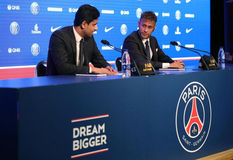 neymar psg Nasser Al Khelaifi