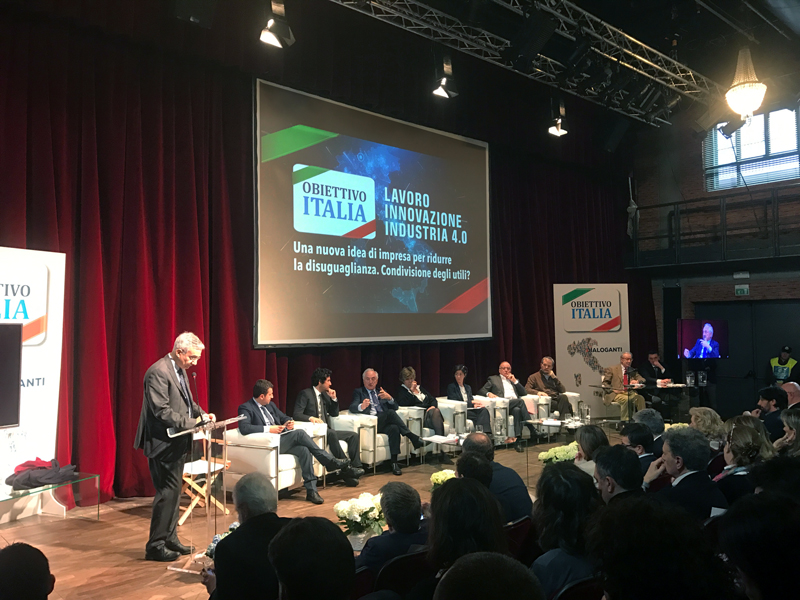 Bombassei, Camusso, Tajani, Petteni e altri alla tavola rotonda organizzata da Obiettivo Italia al Teatro Franco Parenti Bombassei, Camusso, Tajani, Petteni e altri alla tavola rotonda organizzata da Obiettivo Italia al Teatro Franco Parenti