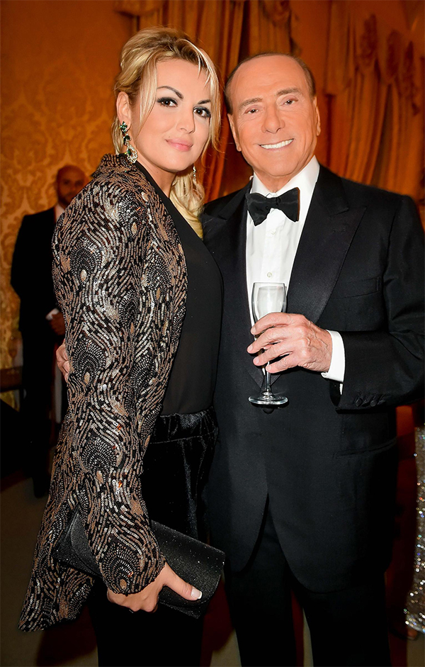 Nella foto: Francesca Pascali e Silvio Berlusconi