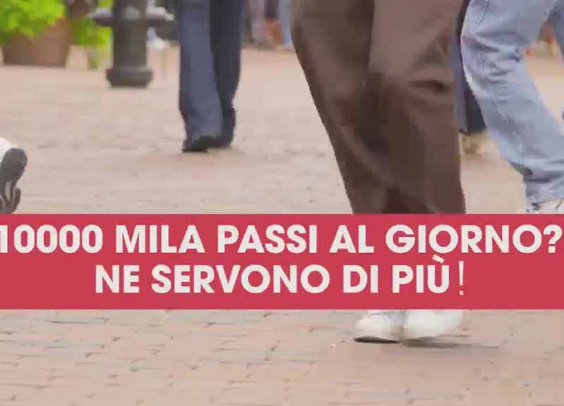 Quanti passi al giorno occorrono per restare in salute?