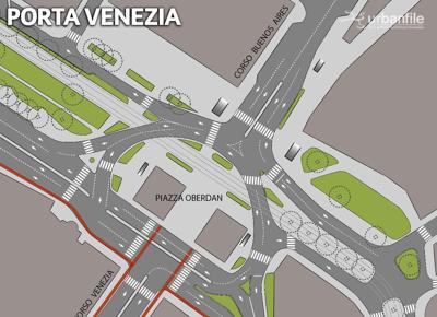 Piazza Oberdan Progetto