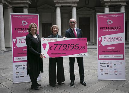 PittaRosso Pink Parade dona 779.195,88 euro per la Fondazione Veronesi!