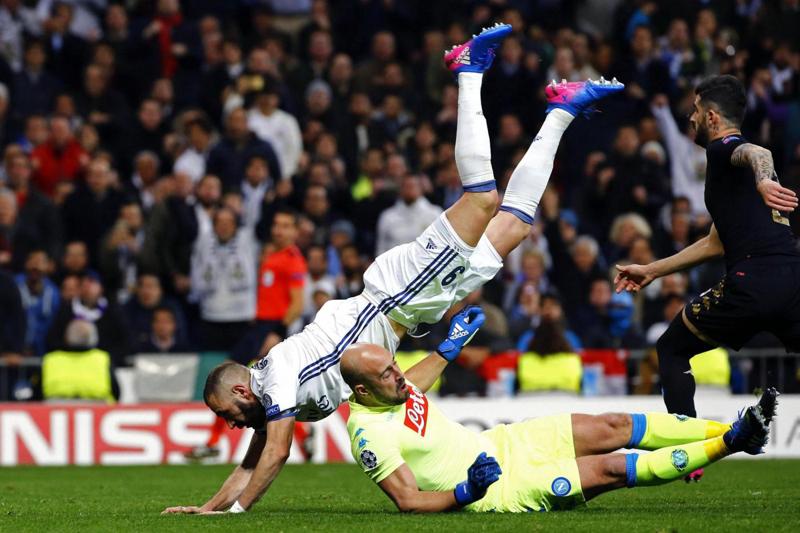 REAL MADRID NAPOLI REINA BENZEMA
