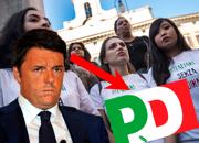 Renzi pd crolla ius soli ape Renzi pd crolla ius soli ape
