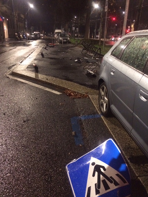 Incidente in viale Romagna romagna