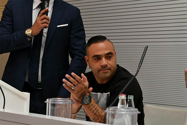 L'ex calciatore di Juventus, Palermo e Lecce, Fabrizio Miccoli