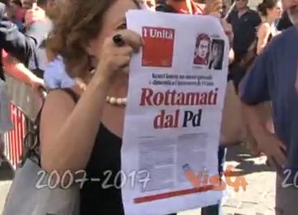 "Rottamati dal Pd", la protesta dei lavoratori de l'Unità. IL VIDEO