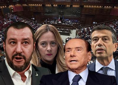 Salvini Meloni Berlusconi Lupi