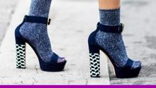 Sandali e scarpe aperte? Trendy anche d'inverno, se indossati con le calze