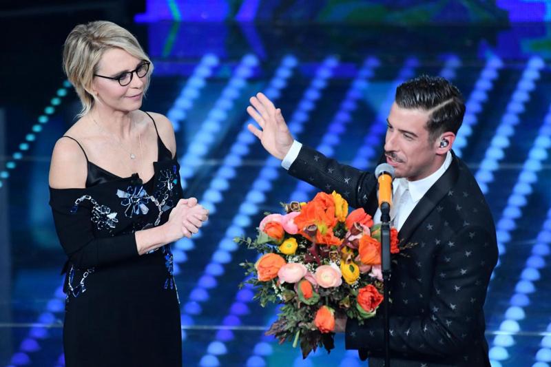 sanremo 2017 maria de filippi francesco gabbani