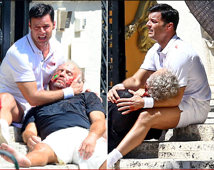 Ricky Martin ed Egdar Ramirez in "American Crime Story - The Assassination of Gianni Versace" Ricky Martin ed Egdar Ramirez in "American Crime Story - The Assassination of Gianni Versace"