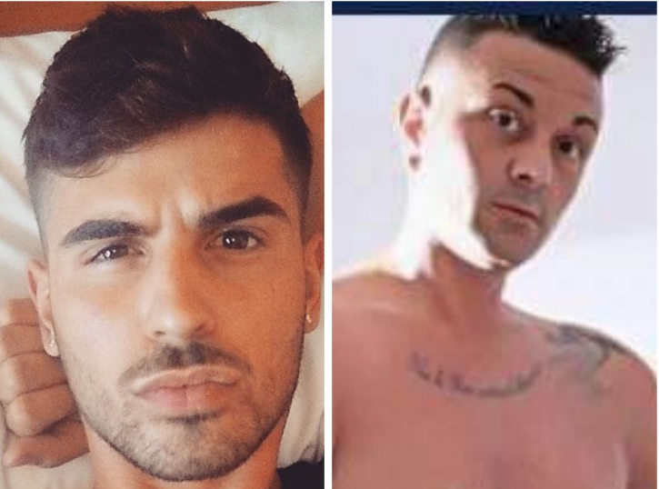 Da sinistra il 25enne Vincenzo Ruggiero, la vittima, e Ciro Guarente, 35 anni, l'omicida reo confesso Da sinistra il 25enne Vincenzo Ruggiero, la vittima, e Ciro Guarente, 35 anni, l'omicida reo confesso