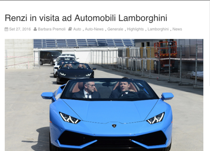 Renzi in Lamborghini a Ibiza indigna la rete, ma è una clamorosa bufala