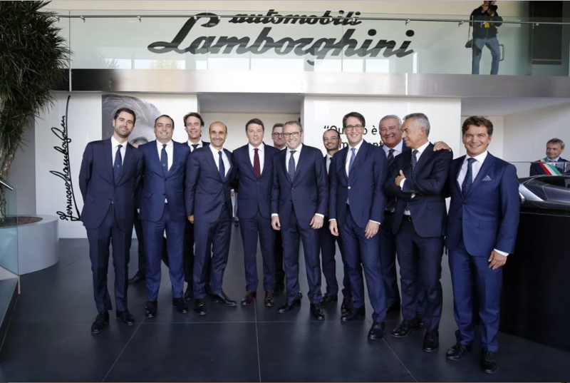 matteo renzi lamborghini