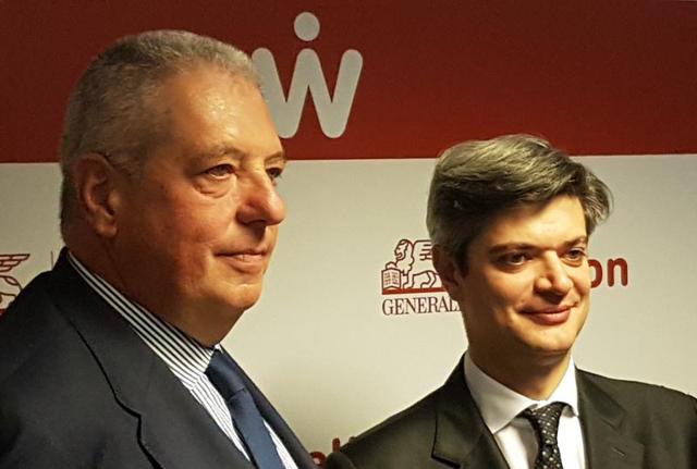 Andrea Mencattini, Amministratore Delegato di Generali Welion, e Marco Sesana, Country Manager e Amministratore Delegato di Generali Italia. Andrea Mencattini, Amministratore Delegato di Generali Welion, e Marco Sesana, Country Manager e Amministratore Delegato di Generali Italia.