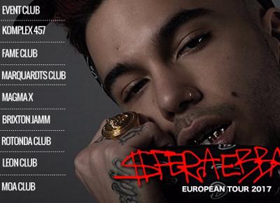 SFERA EBBASTA EUROPEAN TOUR 2017
