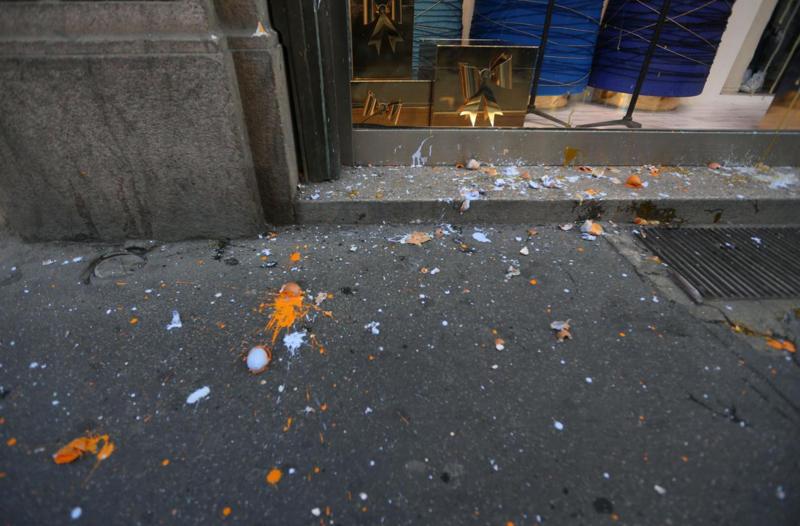 Milano, la manifestazione degli studenti Milano, la manifestazione degli studenti
