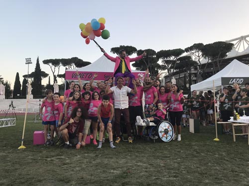 Un momento della serata Giochi senza barriere allo Stadio dei Marmi di Roma, cui Sorgenia con Bebe Vio. Un momento della serata Giochi senza barriere allo Stadio dei Marmi di Roma, cui Sorgenia con Bebe Vio.