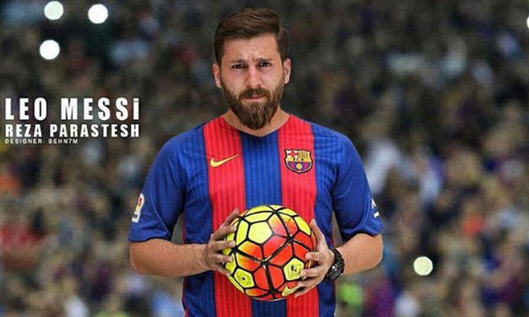 Sosia Lionel Messi, Reza Parastesh Sosia Lionel Messi, Reza Parastesh