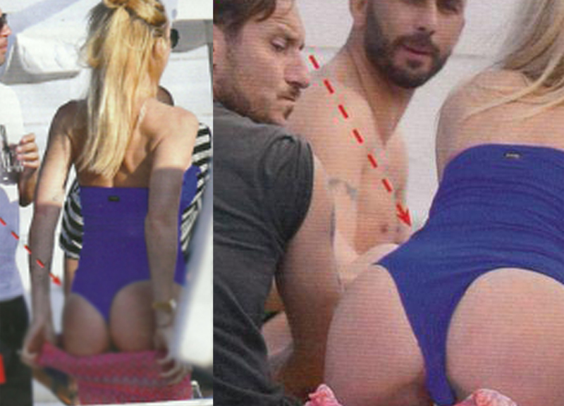Totti e Ilary Blasi (foto Chi) Totti e Ilary Blasi (foto Chi)