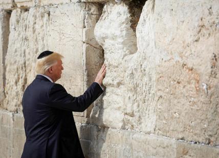 Trump al Muro del pianto in Israele, la prima volta di un presidente Usa