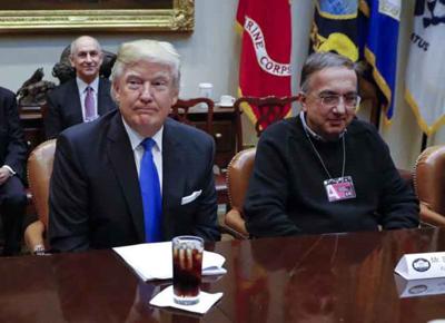 trump marchionne ape trump marchionne ape