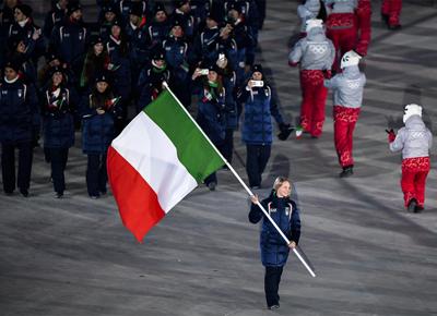 Cerimonia d'apertura olimpiadi invernali pyeongchang italia 2