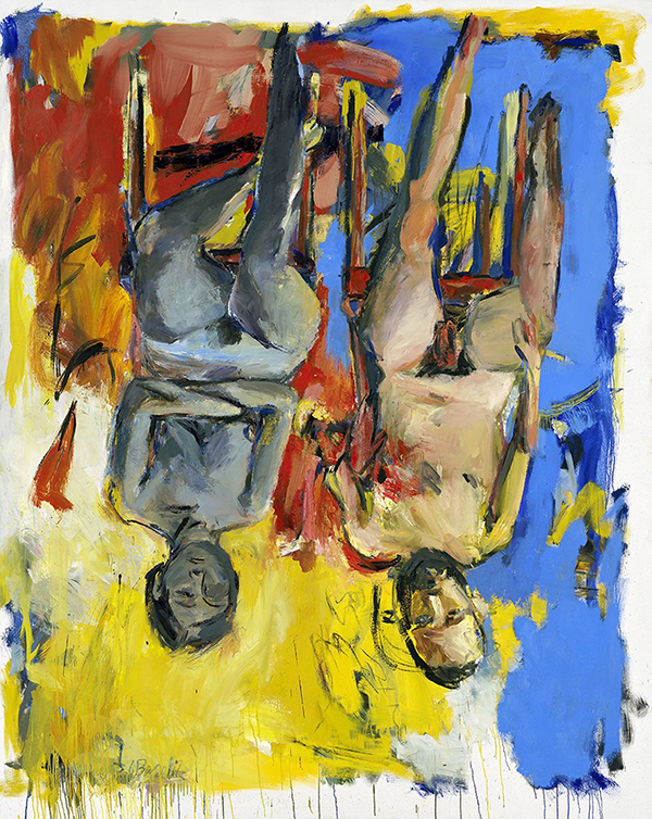 Georg Baselitz Schlafzimmer 1975. Collezione privata. © Georg Baselitz 2018 Georg Baselitz Schlafzimmer 1975. Collezione privata. © Georg Baselitz 2018