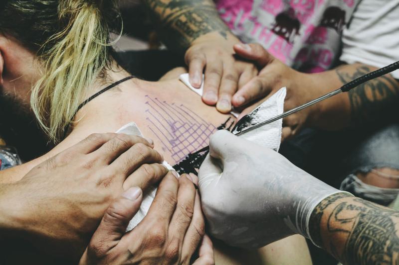 Milano Tattoo Convention 2018 Sak Yant Bambook tattoo thailand Milano Tattoo Convention 2018 Sak Yant Bambook tattoo thailand