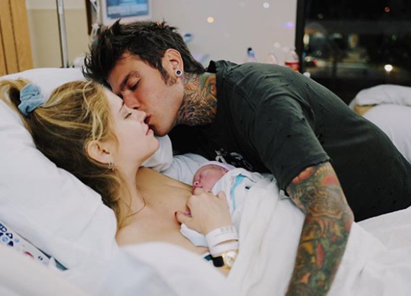 Chiara Ferragni Fedez leone figlio ape