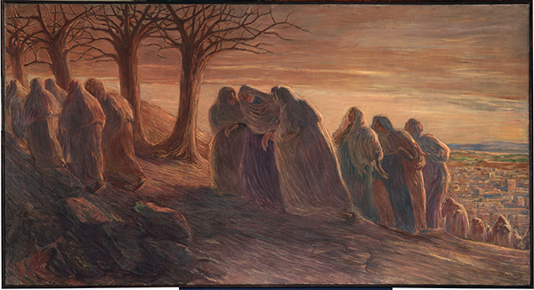 Gaetano Previati, La via al Calvario, 1901 1904 - olio su tela Milano, Museo Diocesano Carlo Maria Martini Gaetano Previati, La via al Calvario, 1901 1904 - olio su tela Milano, Museo Diocesano Carlo Maria Martini
