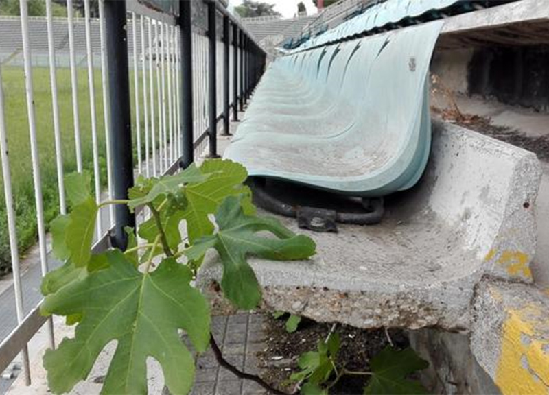Stadio Flaminio di Roma, abbandonato dalle istituzioni da ormai sette anni. Foto di Martino Iannone Stadio Flaminio di Roma, abbandonato dalle istituzioni da ormai sette anni. Foto di Martino Iannone