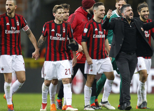 Gattuso e il suo Milan (foto Lapresse) Gattuso e il suo Milan (foto Lapresse)