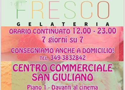 "Fresco" gelateria apre a San Giuliano Centro Commerciale