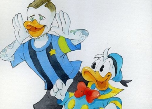 Inter, Mauro Icardi in "versione Topolino" (foto: profilo Instagram Inter) Inter, Mauro Icardi in "versione Topolino" (foto: profilo Instagram Inter)