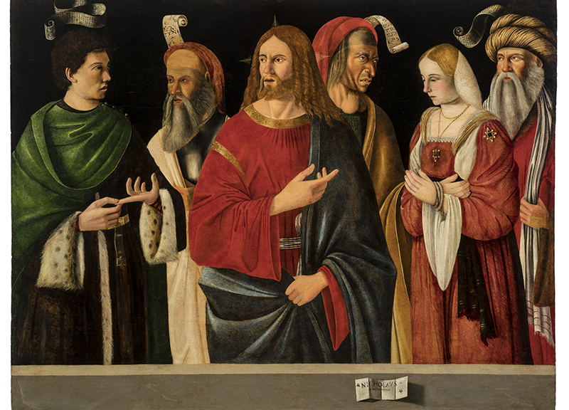 Un'opera parte del programma Restituzioni di Intesa Sanpaolo, volto alla salvaguardia e valorizzazione del patrimonio artistico. Un'opera parte del programma Restituzioni di Intesa Sanpaolo, volto alla salvaguardia e valorizzazione del patrimonio artistico.