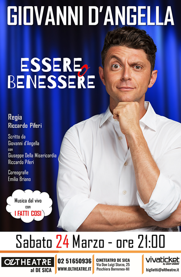 Locandina DE SICA essere o benessere Locandina DE SICA essere o benessere