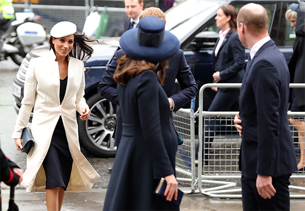 Meghan Markle harry william kate giornata Commonwealth