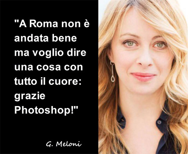 Meme politica Meloni da guerra