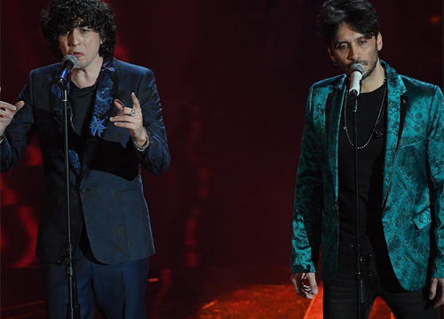 Meta-Moro (Sanremo 2018) Foto Lapresse Meta-Moro (Sanremo 2018) Foto Lapresse