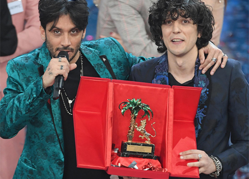 Meta-Moro (Sanremo 2018) Foto Lapresse Meta-Moro (Sanremo 2018) Foto Lapresse