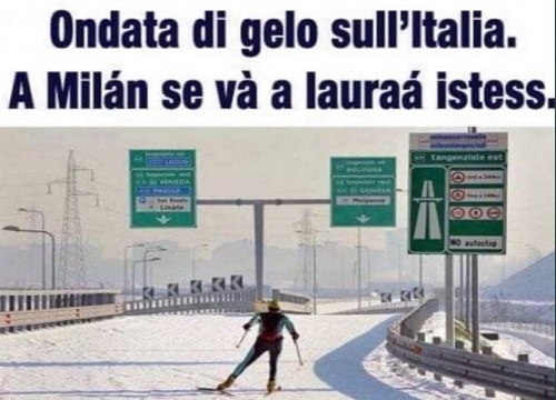 Neve a Milano: la città non si ferma Neve a Milano: la città non si ferma