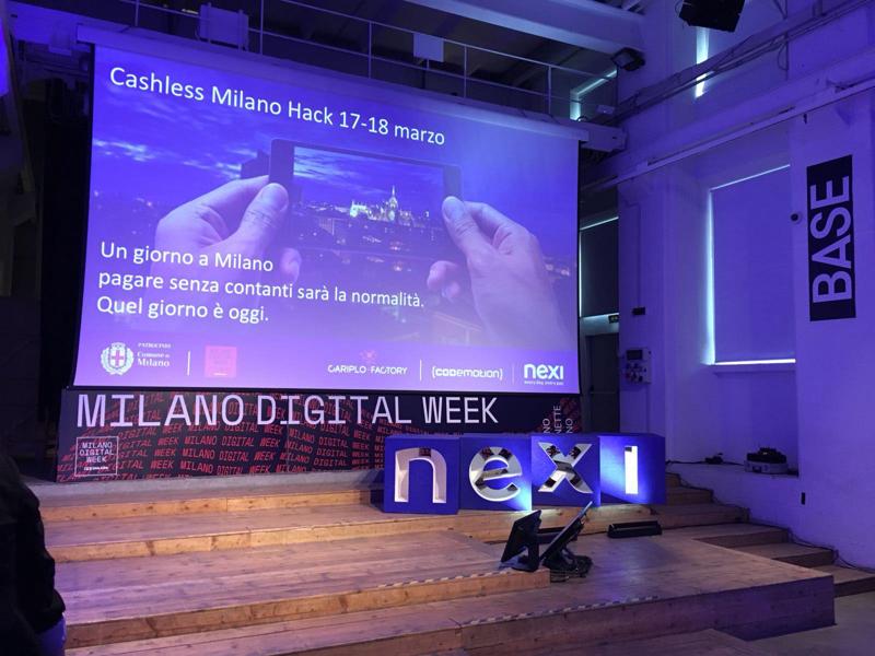 Un momento del Cashless Milano Hack, l’hackathon organizzato da Nexi in collaborazione con Cariplo Factory e Codemotion. Un momento del Cashless Milano Hack, l’hackathon organizzato da Nexi in collaborazione con Cariplo Factory e Codemotion.