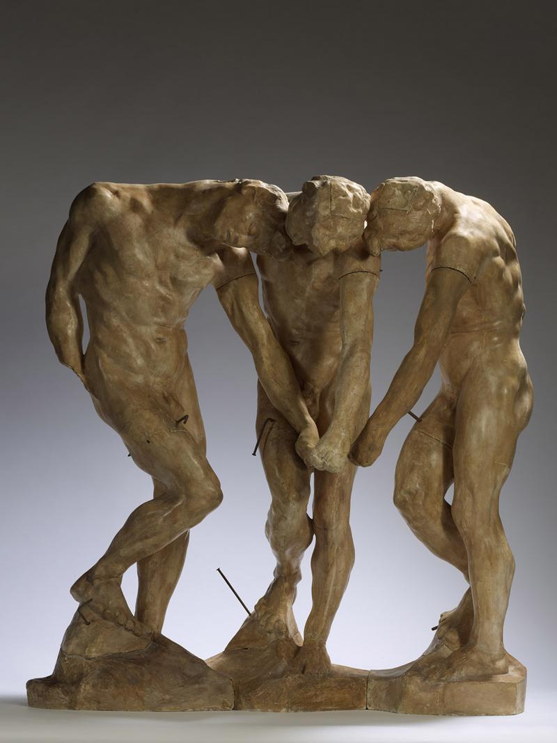 RODIN - Le tre ombre, gesso patinato RODIN - Le tre ombre, gesso patinato