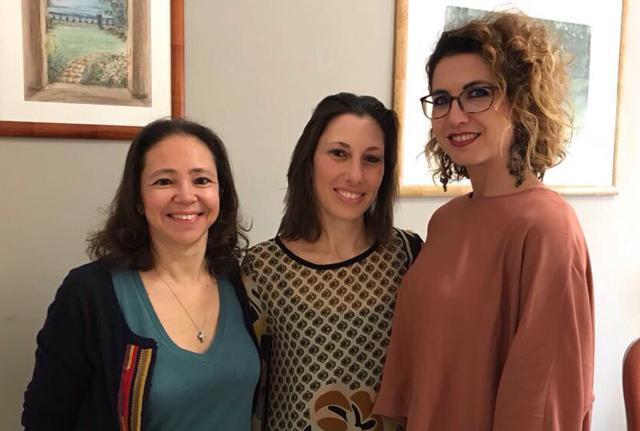 Da sinistra le dottoresse Valentina Genitori D'Arrigo, Luana Ferlito e Priscilla Mertoli Da sinistra le dottoresse Valentina Genitori D'Arrigo, Luana Ferlito e Priscilla Mertoli
