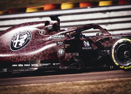 Antonio e Kimi in pista a Fiorano per lo shakedown di Alfa Romeo Racing