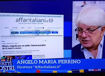 Il direttore Angelo Maria Perrino ospite di "I fatti vostri" su Rai 2